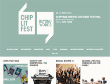 Tablet Screenshot of chiplitfest.com
